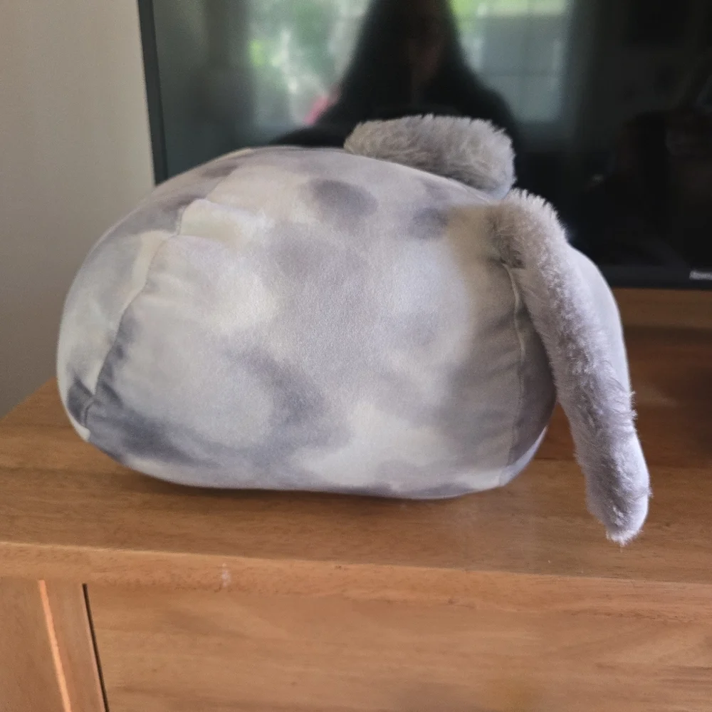 Squishmallow Jason Stackable Gray Plush Pig Toy